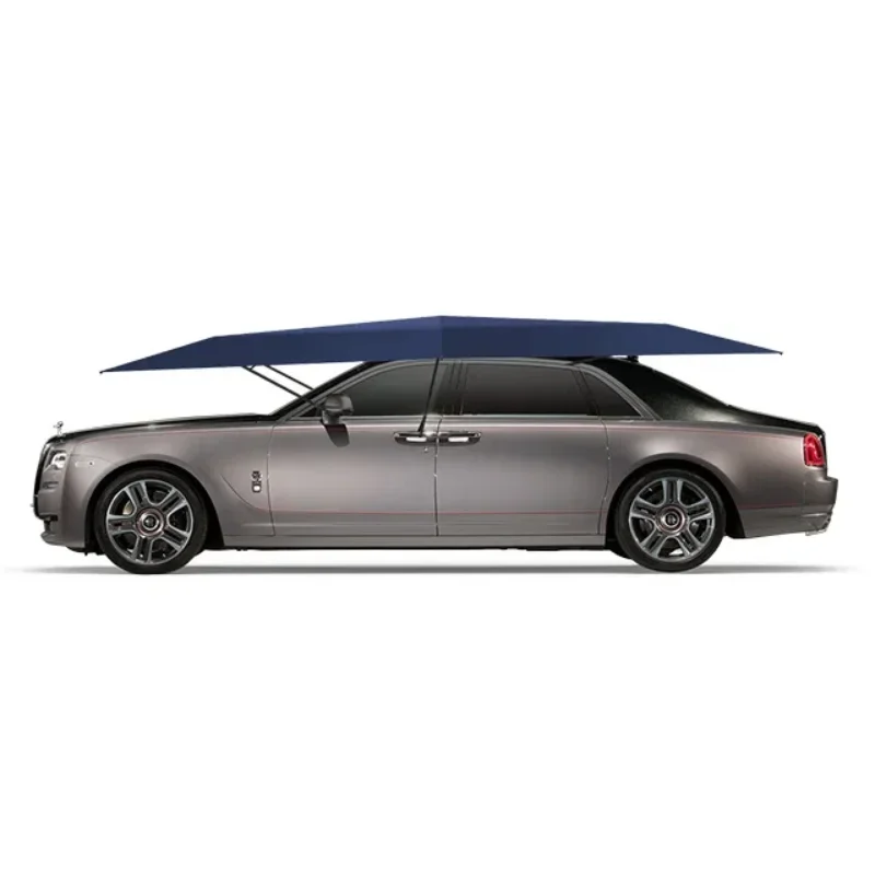 New design  Mynew removable battery outdoor automatic car umbrella shade  with remote control