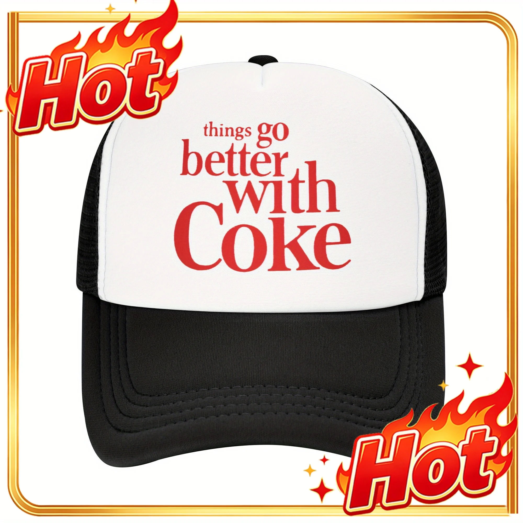 Things Go Better Adult Mesh Baseball Cap