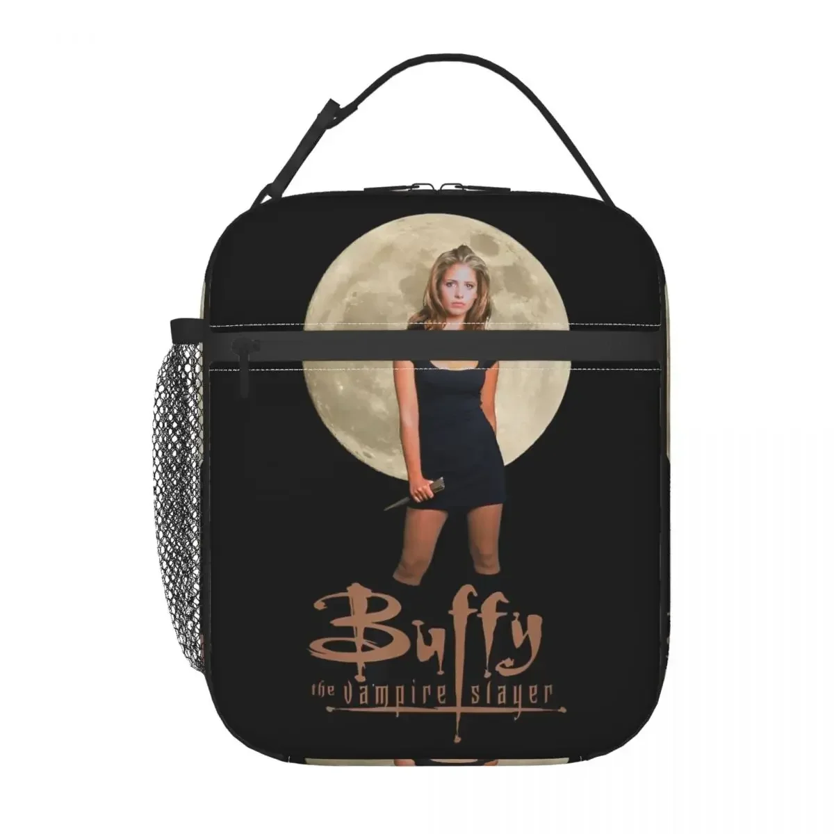 Buffy The Vampires Slayer Merch Insulated Lunch Bag For Picnic TV Show Food Container Reusable Cooler Thermal Lunch Box