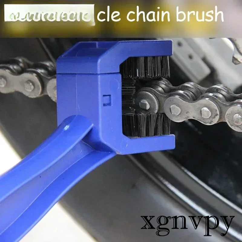 xgnvpy Bicycle chain cleaning brushes motorcycle chain bristle brushes crankset cleaning brushes chain washers cycling gears