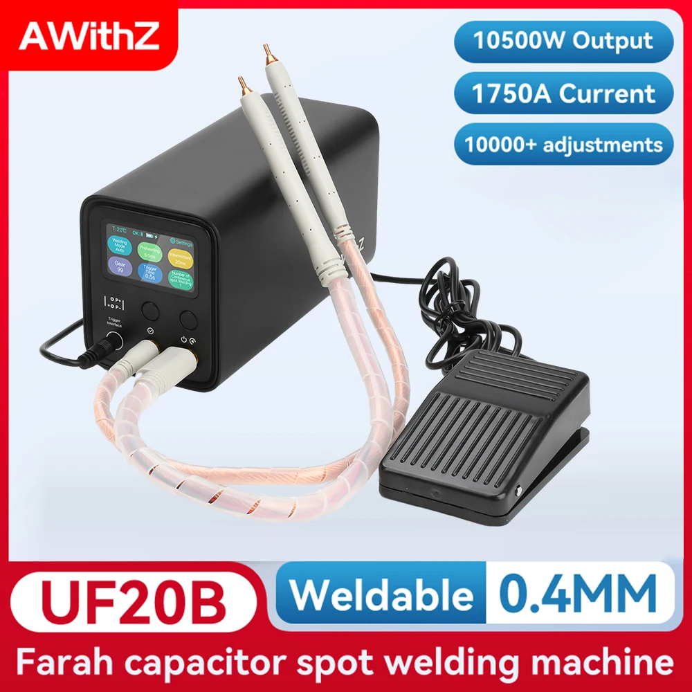 

AWithZ UF20B аппарат для точечной сварки конденсатора Фарада 18650, литиевая батарея, DIY никелевый лист, аппарат для точечной сварки, 110 ~ 240 В переменного тока