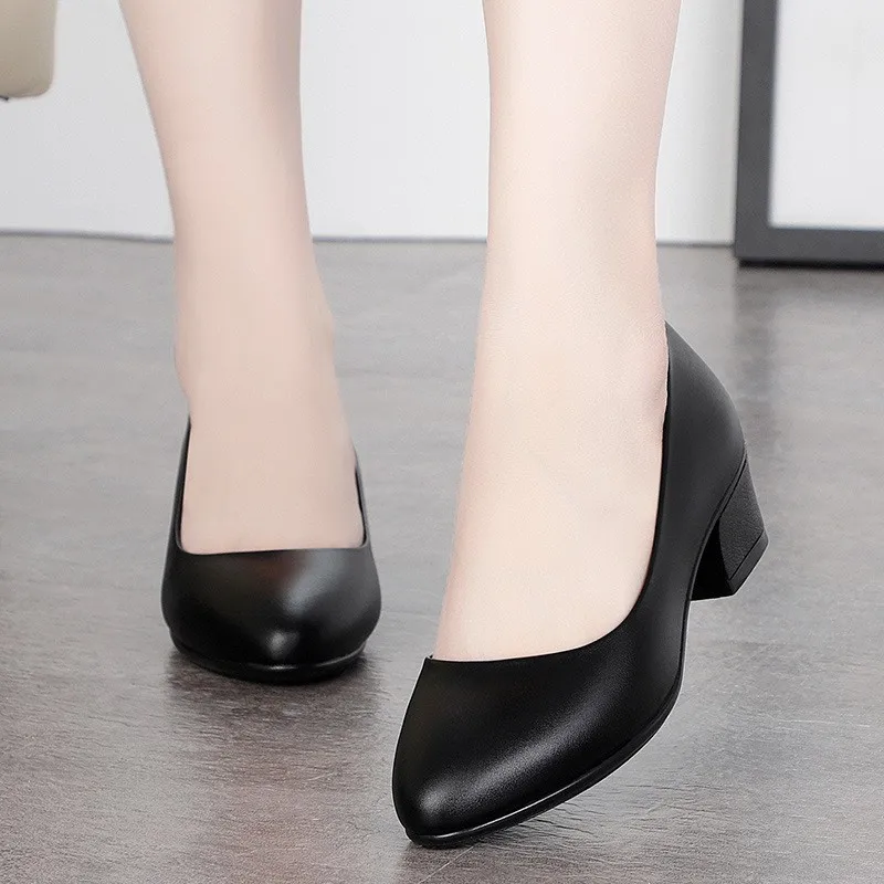 Pointed Toe Women Lightweight High Heels Shoes Designer Fashion Shallow Work Shoes Women Pumps 2024 New Summer Mary Jane Shoes