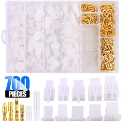 700pcs 2.8mm 2 3 4 6 9 Pin Automotive 2.8 Electrical Wire Connector Male Female Cable Terminal Plug Kits Motorcycle Ebike Car