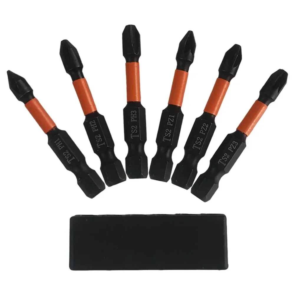 Imagem -03 - Conjunto de Bits de Chave de Fenda Cruzada Magnética Peças Ph1 Ph2 Ph3 Pz1 Pz2 Pz3 Hex Chave de Fenda Bit Titular Ferramentas Manuais