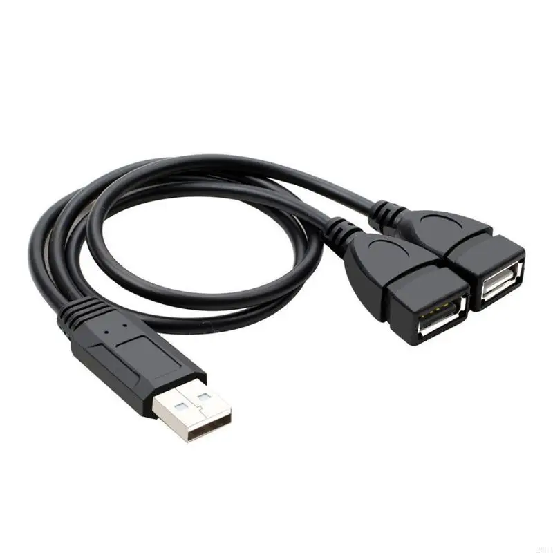 Cable Y 20CB, extensor puerto USB doble, concentrador, cargador datos, adaptador dividido energía para coche,