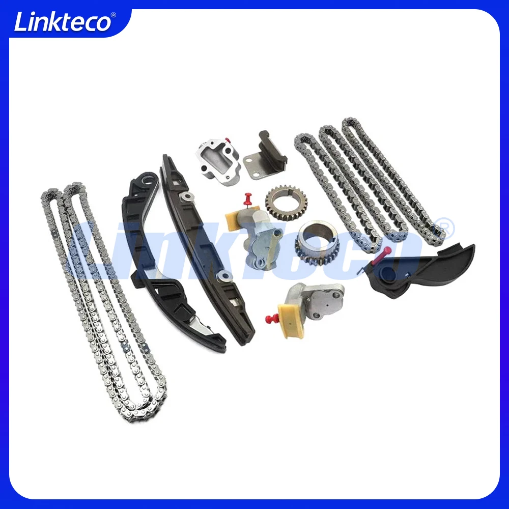 Engine Timing Chain Kit Fit 3.5 L V6 GAS VQ35DD For 17-24 Nissan Infiniti Pathfinder QX60 3.5L 130286KA0A 130706KA1C 150436KA0A