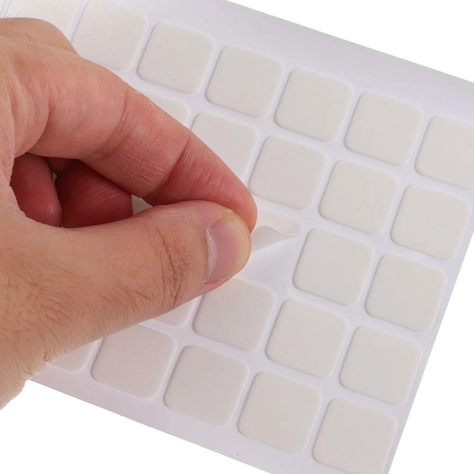 100 قطعة منصات لاصقة على الوجهين 15 مللي متر مربع نانو الشريط لتركيب جدار الفن الثقيلة واضح لاصق قابل للإزالة #4