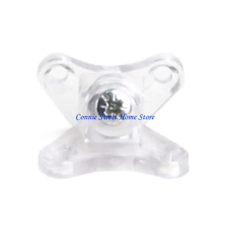 LXAF 10 Pcs Butterfly Corner Code with Screw Right Angles Brackets Mounting Hardware