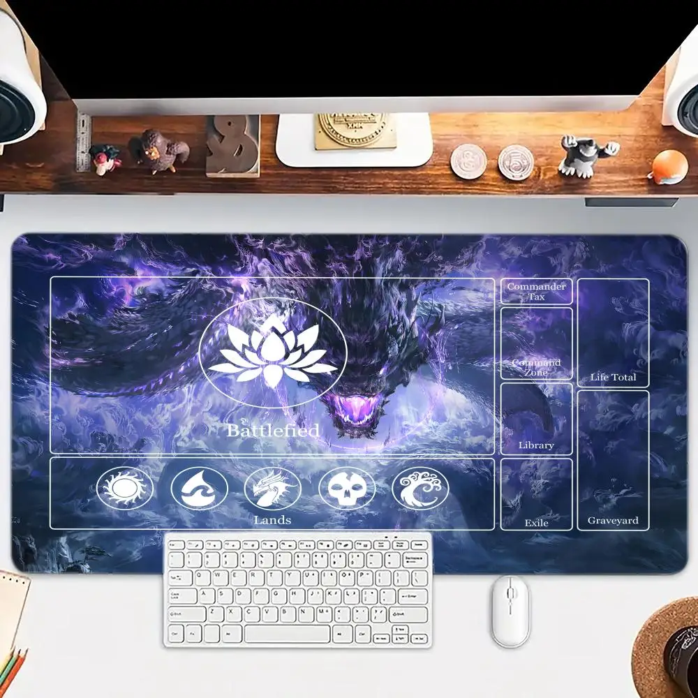 

MTG TCG Trading Card Game Mouse Pad Large mouse pad, desk pad, anti slip base, washable for office and home use