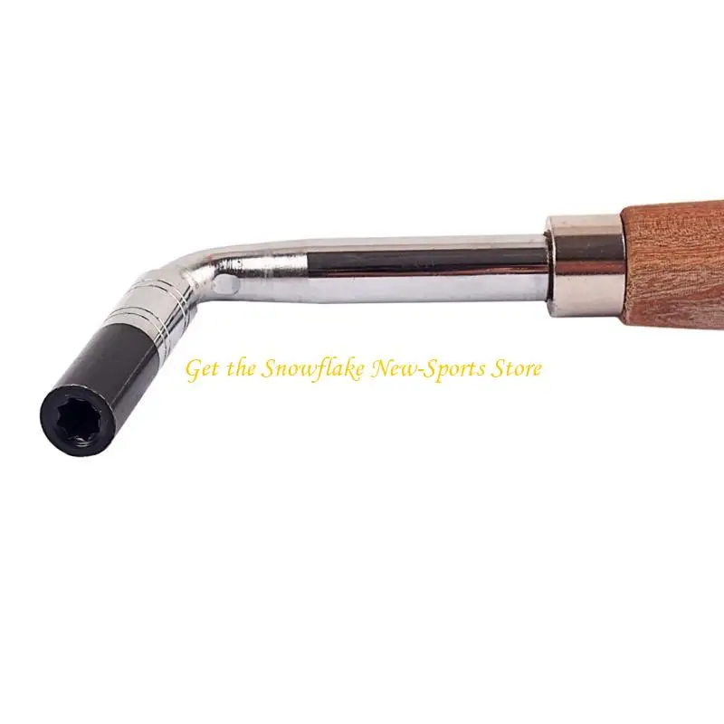E56D Tuning Hammer L-shape Wrench Tuner Spanner Tip String Pin Repair Tool for Piano