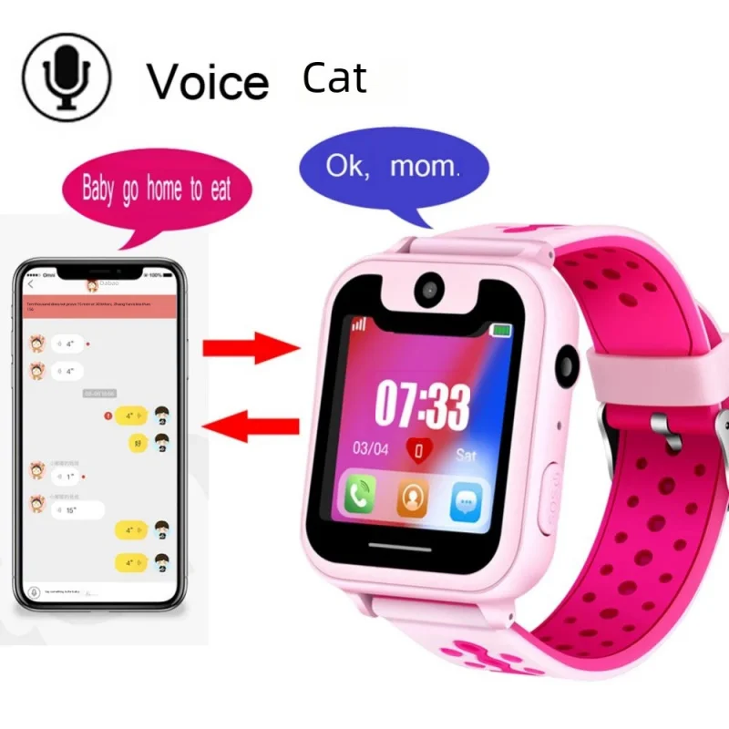 Orologio intelligente per bambini Chiamata telefonica Smart Watch Dispositivo di localizzazione GPSDevice per bambini Anti-smarrimento Nuovo