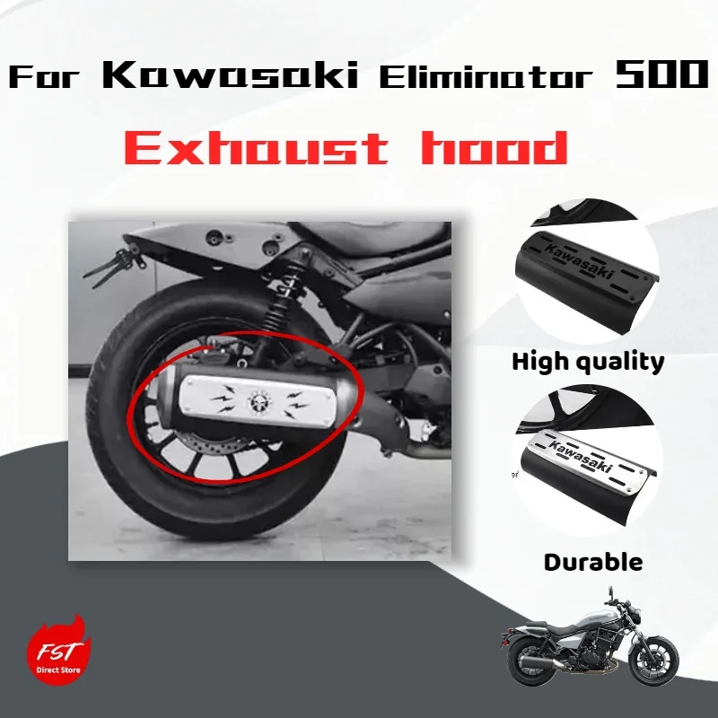 

For Kawasaki Eliminator 500 exhaust pipe tail section heat protection cover decorative cover accessories