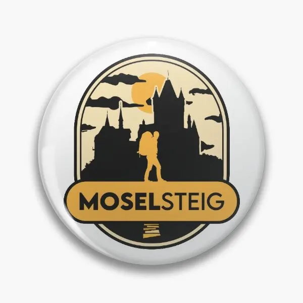 Moselsteig Germany  Soft Button Pin Badge Clothes Funny Gift Fashion Women Collar Brooch Metal Cartoon Lapel Pin Creative