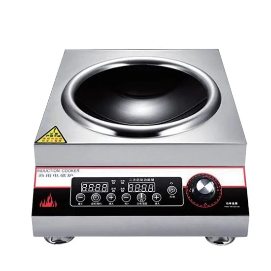 The Newest Commercial Induction Cooker 3500W High Power Stainless Steel Induction Cooktop Household Induction for Restaurant
