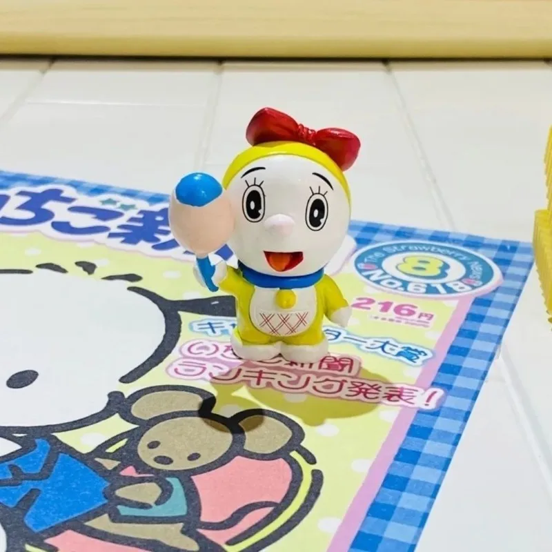 6 قطعة الملاك عبقور الشكل أنيمي الطرفية جلجل القط الكرتون لطيف الإبداعية شخصية نموذج حلية هدية عيد ميلاد بالجملة