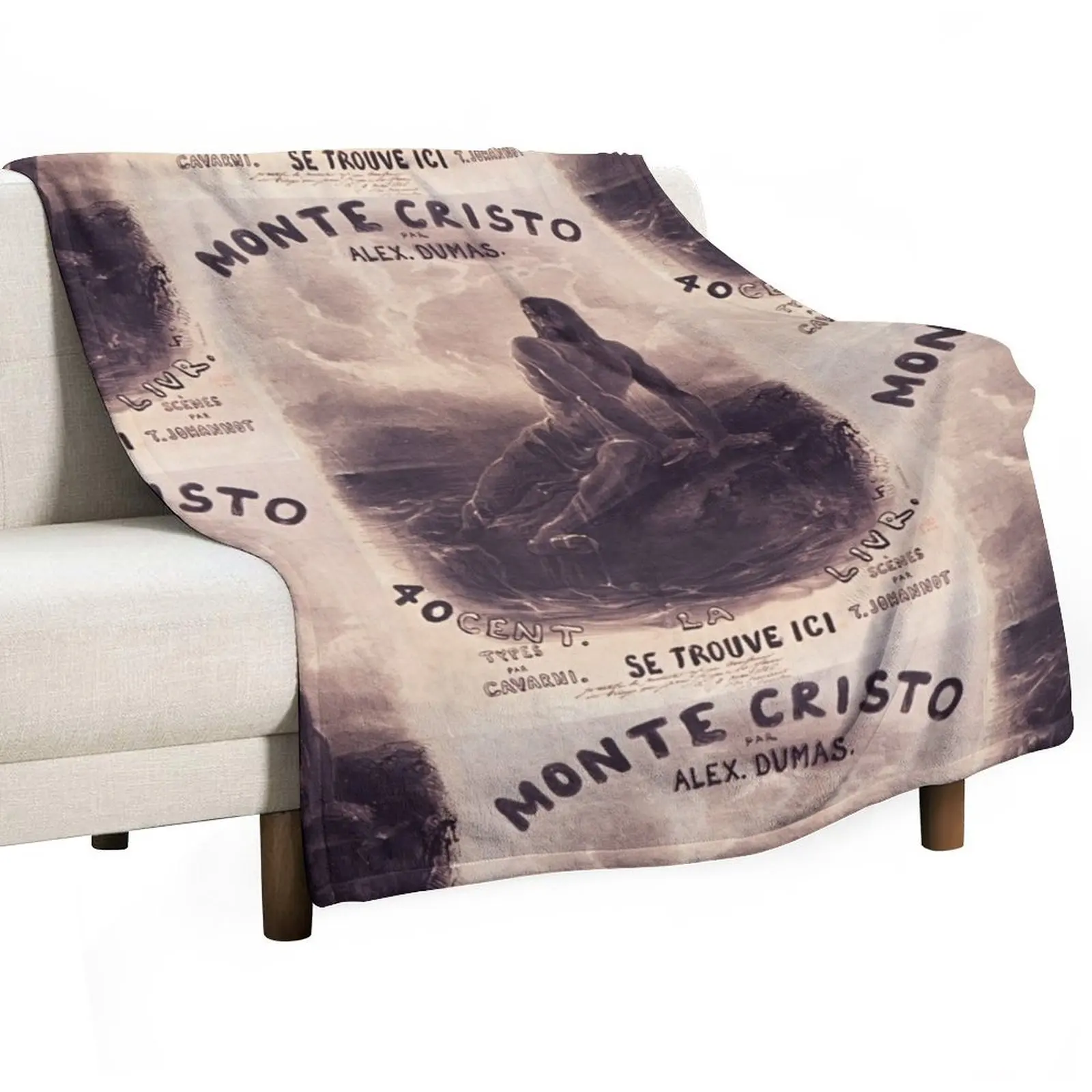

The Count of Monte Cristo Throw Blanket Soft Plush Plaid Soft Beds Decorative Sofa cosplay anime Blankets