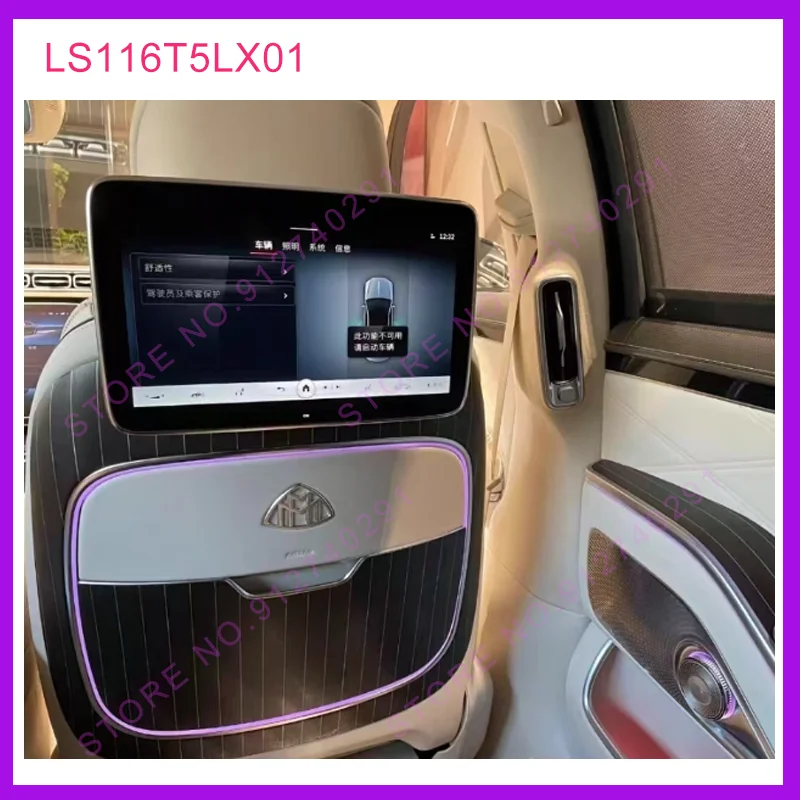 Original 11.6 Inch LCD LS116T5LX01 LS116T5LX01B For Benz Maybach S-Class A222 W167 W223 Rear Entertainment Replceement LCD