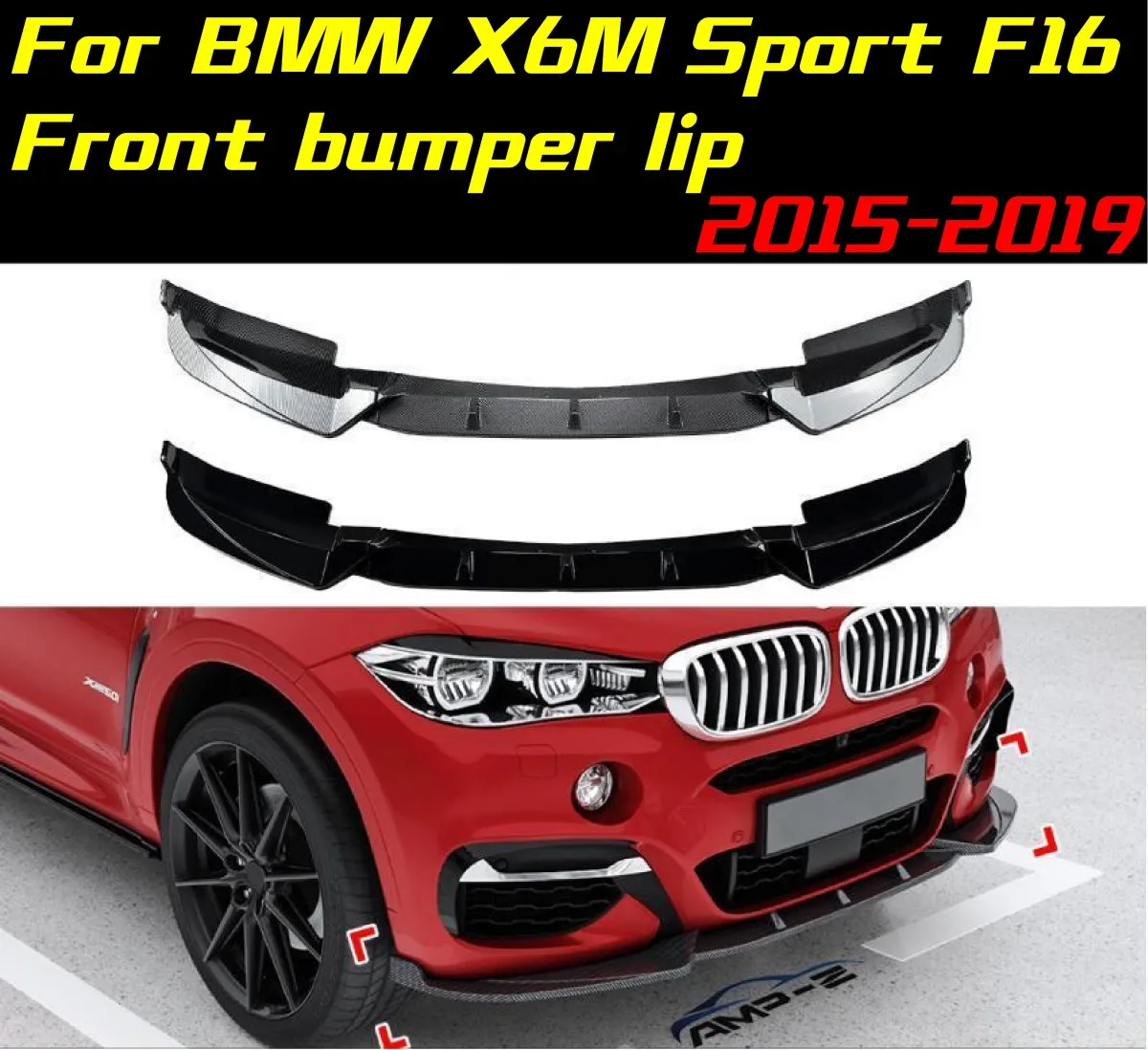 

Передний бампер, разделитель губ, диффузор, спойлер, защита бампера, аксессуары для BMW X6M Sport F16 2015-2019, спойлер, комплект кузова
