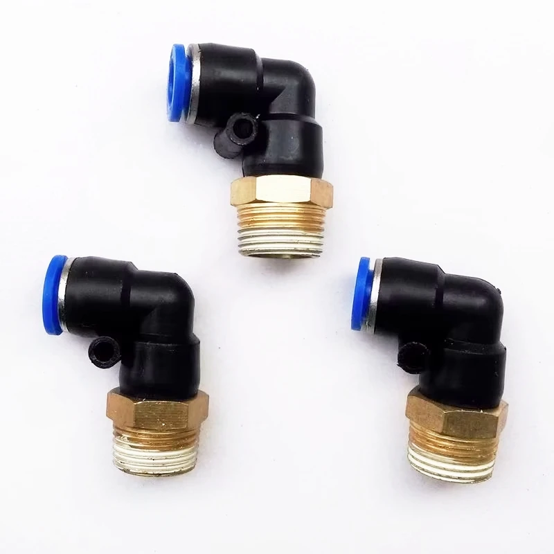 5pcs/lot  Pneumatic Fittings L type 8mm-3/8
