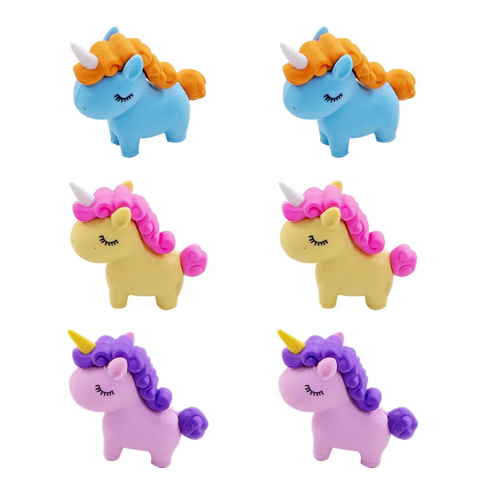 16 قطعة محايات كرتونية رائعة تصميم رائع على شكل هدية للطلاب محايات كرتونية للطلاب أدوات مكتبية #1