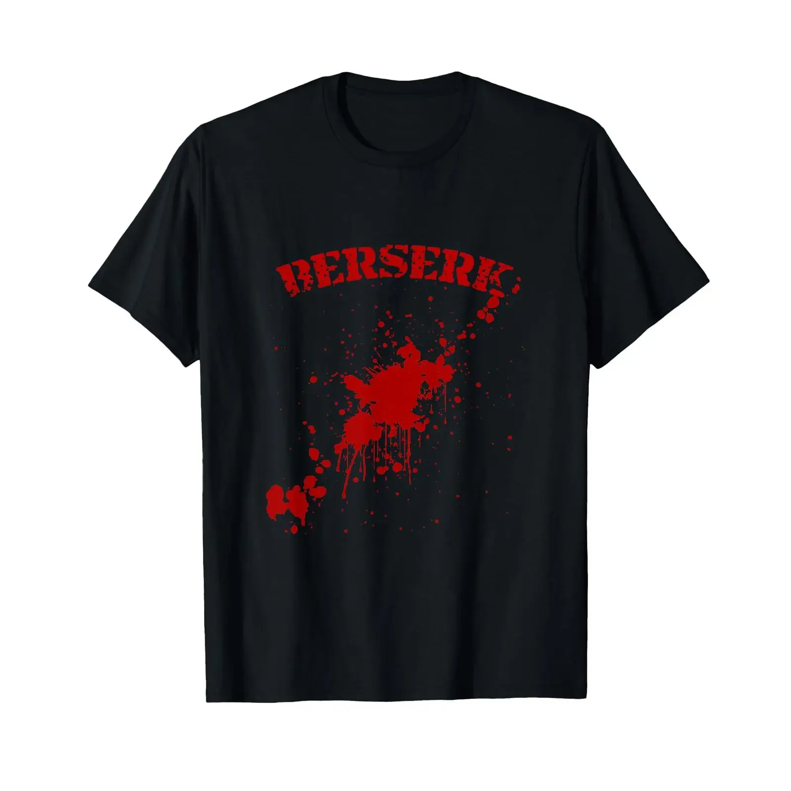 Berserk Blood Splatter T Shirt vintage Washed designer clothes Stretched Stylish Casual homme Comfortable streetwear Unisex