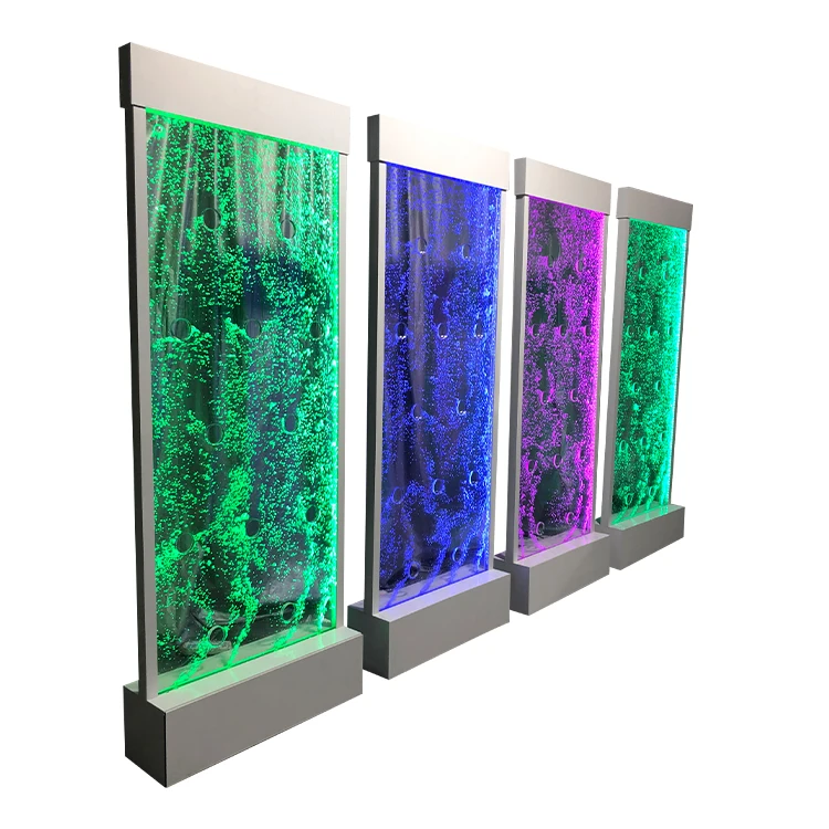 

gj-Custom Panel Bubble Cheap Used Decorate Water Curtain Wall Acrylic Partitions&