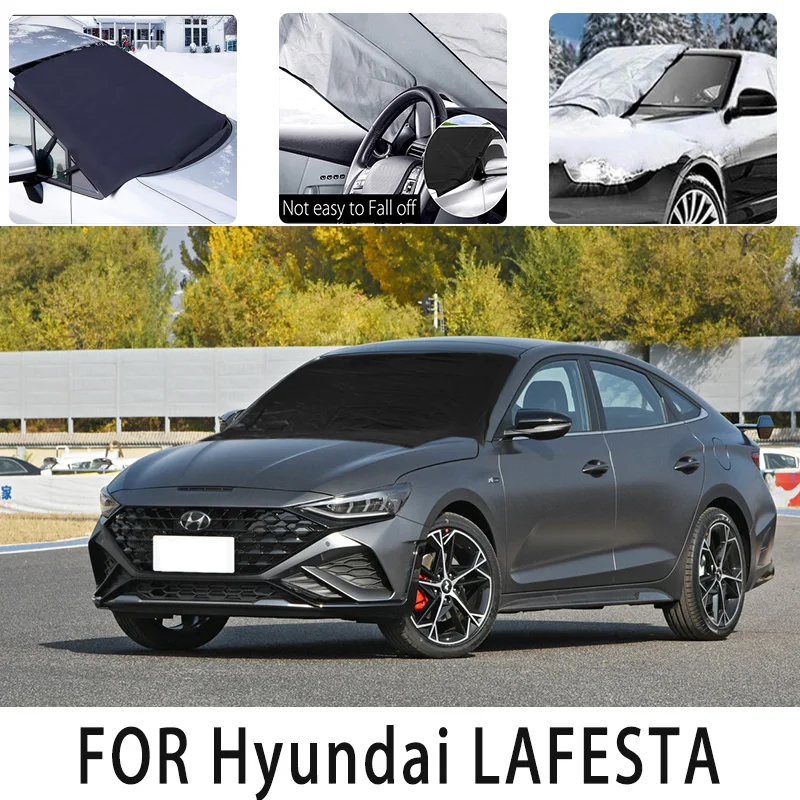 Car snow cover front for Hyundai LAFESTA Snowblock heat insulation sunshade Antifreeze wind  Frost prevention car accessories