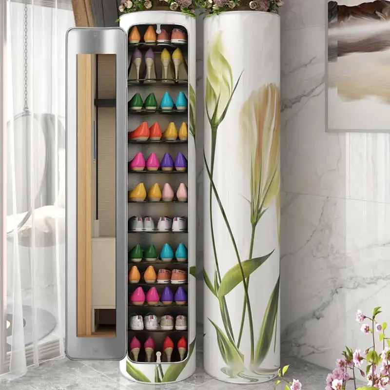 

Intelligent 360-degree rotating deodorizing shoe cabinet storage cabinet large-capacity storage household multi-functional