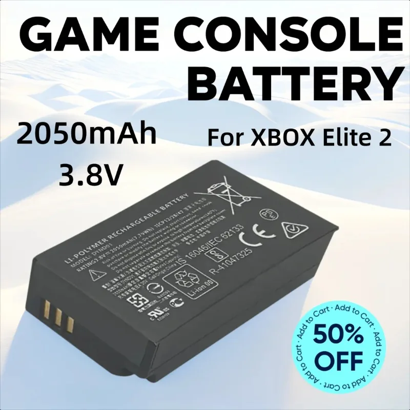 

2050mAh 3.8V DYND0 for Microsoft XBOX Elite 2 Series Game console battery