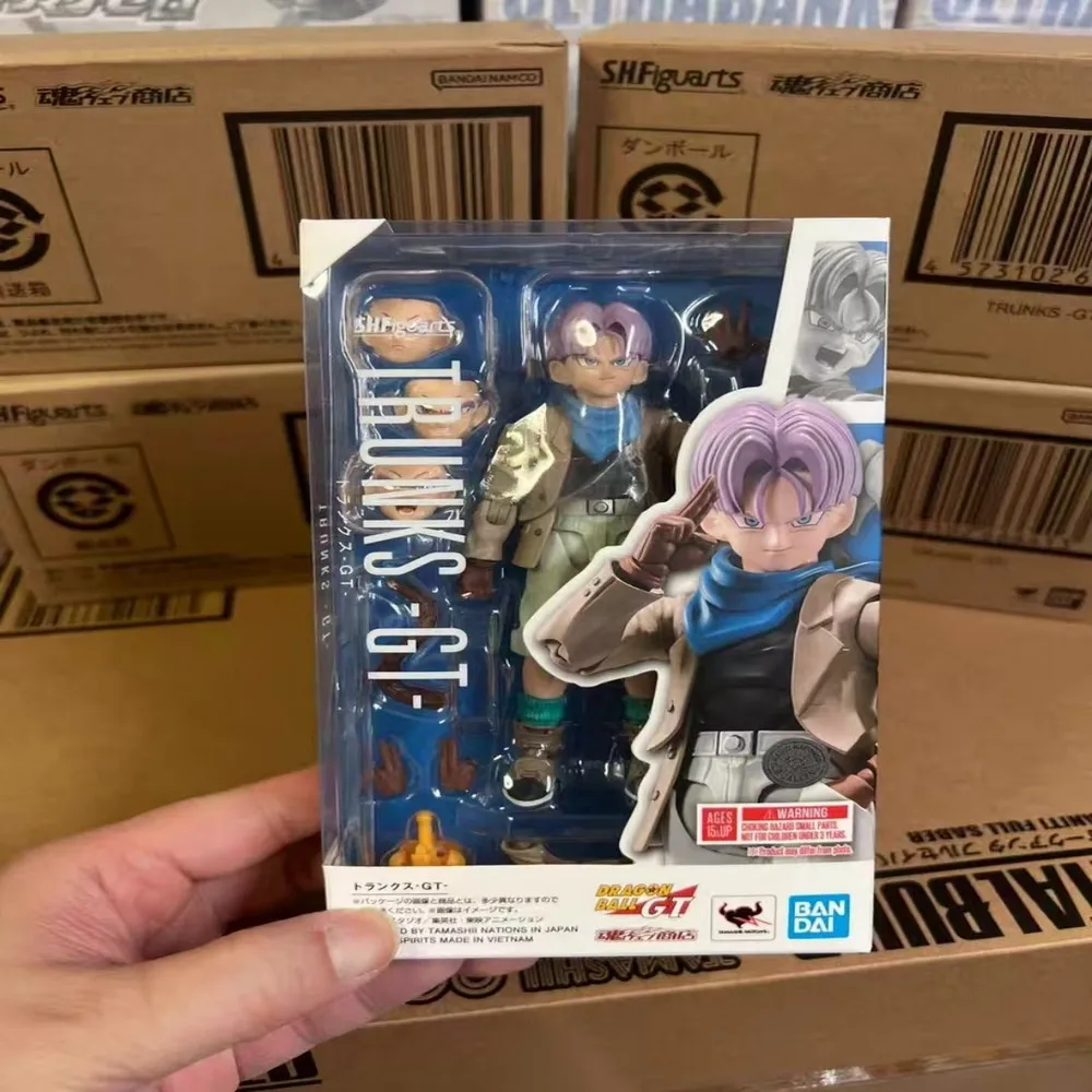 

Bandai S.H.Figuarts Dragon Ball TRUNKS-GT Super Saiyan Anime Figurine Action Figure MODEL KIT high quality Collection Gift Toy