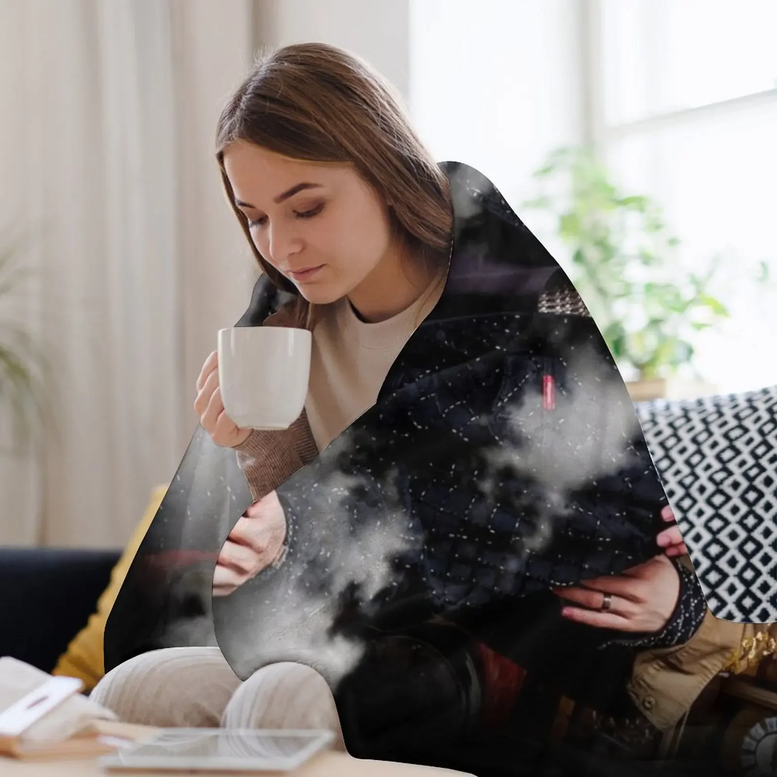 BounPrem رمي بطانية الفانيلا النسيج لطيف الشتاء أسرة تأثيري أنيمي البطانيات