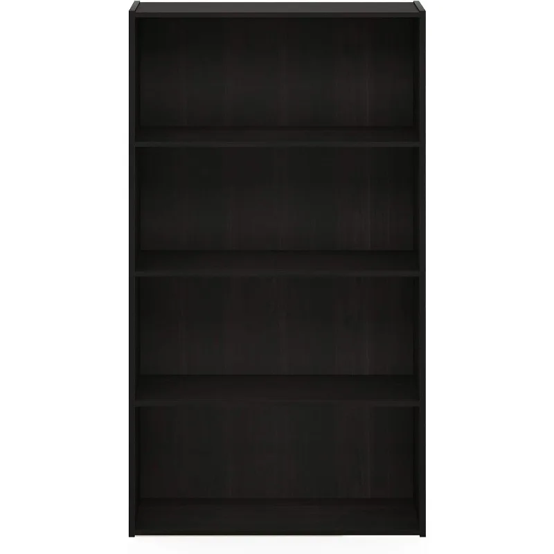 Populer.Pasir Rak Buku 4 Tingkat / Rak Buku / Rak Penyimpanan, Espresso