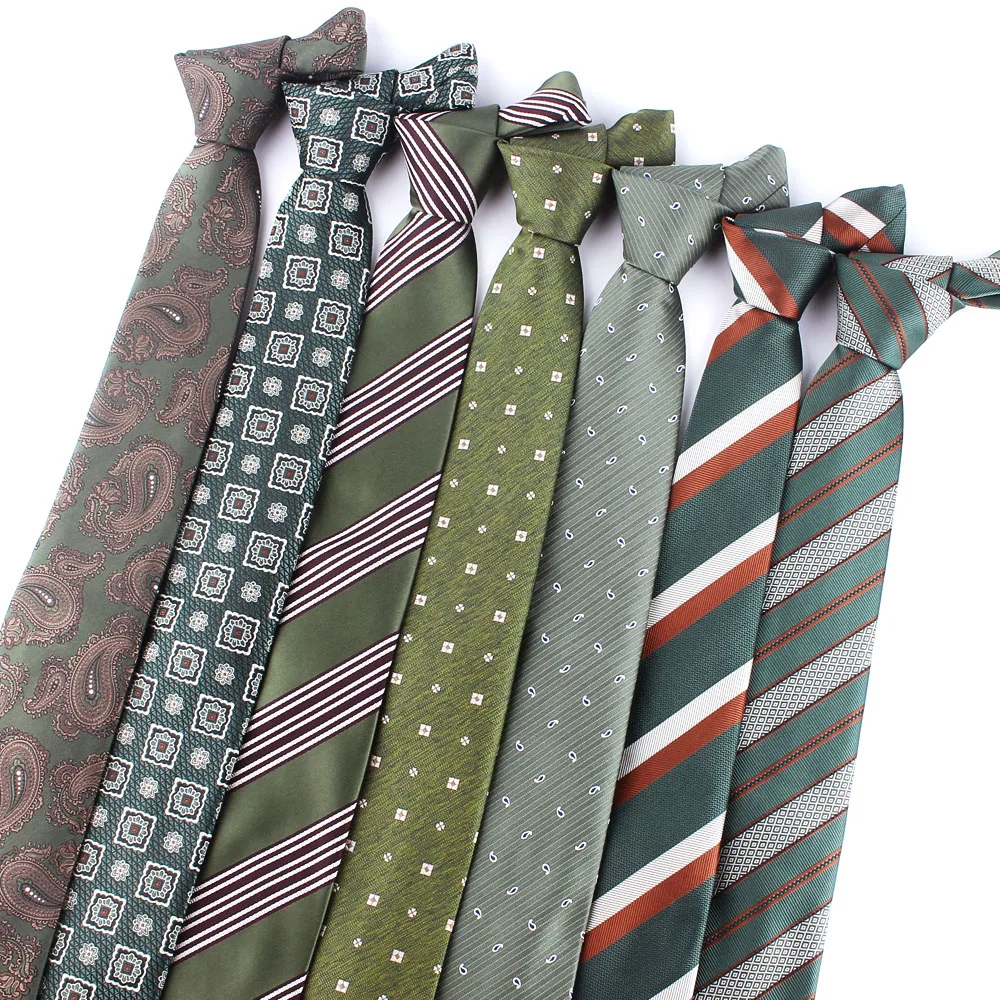 Men Green Ties Wedding Necktie For Groomsmen Suits Men's Neck Tie For Wedding Fashion Ties For Men Women  Good Gifts Gravatas