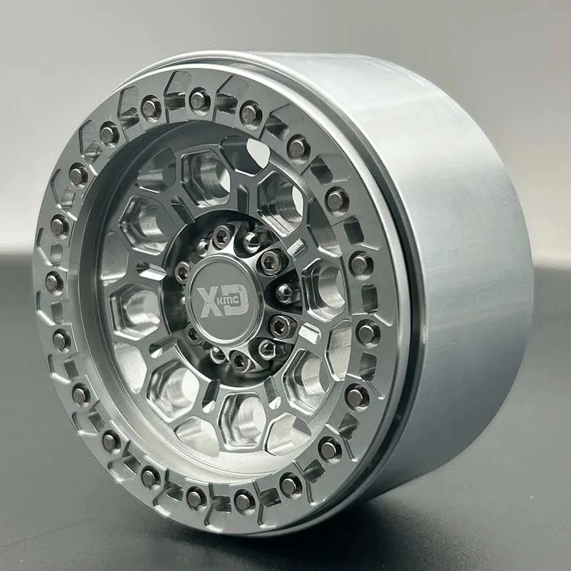 ล้อแม็กซ์โลหะขนาด 2.2 นิ้ว 4 ชิ้น สำหรับรถบังคับวิทยุขนาด 1/10 1/8 รุ่น TRX4 Defender AXIAL SCX10 ง่ายต่อการควบคุม รถถังไทแรนโนซอรัส เร็กซ์ 300