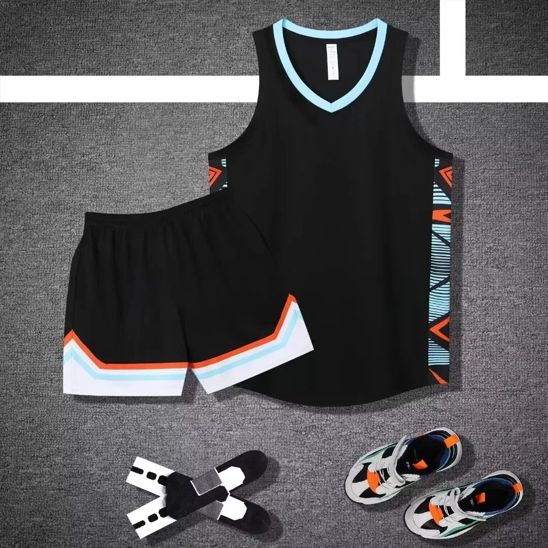 Nuovo 24 25 kit sportivo da uomo Fans maglie da basket uomini e bambini game team manica corta uniforme da allenamento gilet e pantaloncini 1024