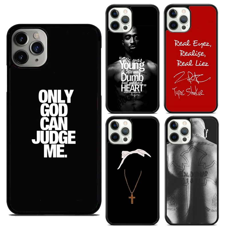 Hip Hop 2Pac Tupac Shakur Phone Case Cover For iPhone 16 15 SE2020 6 7 8 plus 11 12 mini 13 14 pro max  coque