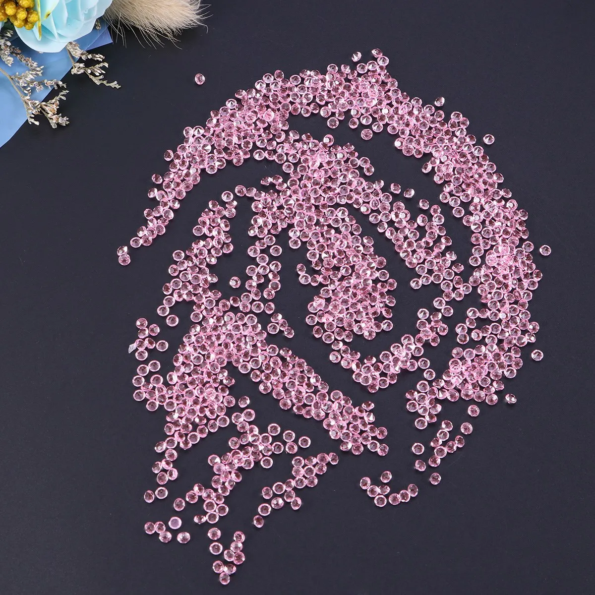 

1000Pcs Acrylic Crystal Shiny Colorful Decoration Wedding Party Banquet Crafts Rhinestone Nail Tip Cloth Photo Album Phone Case