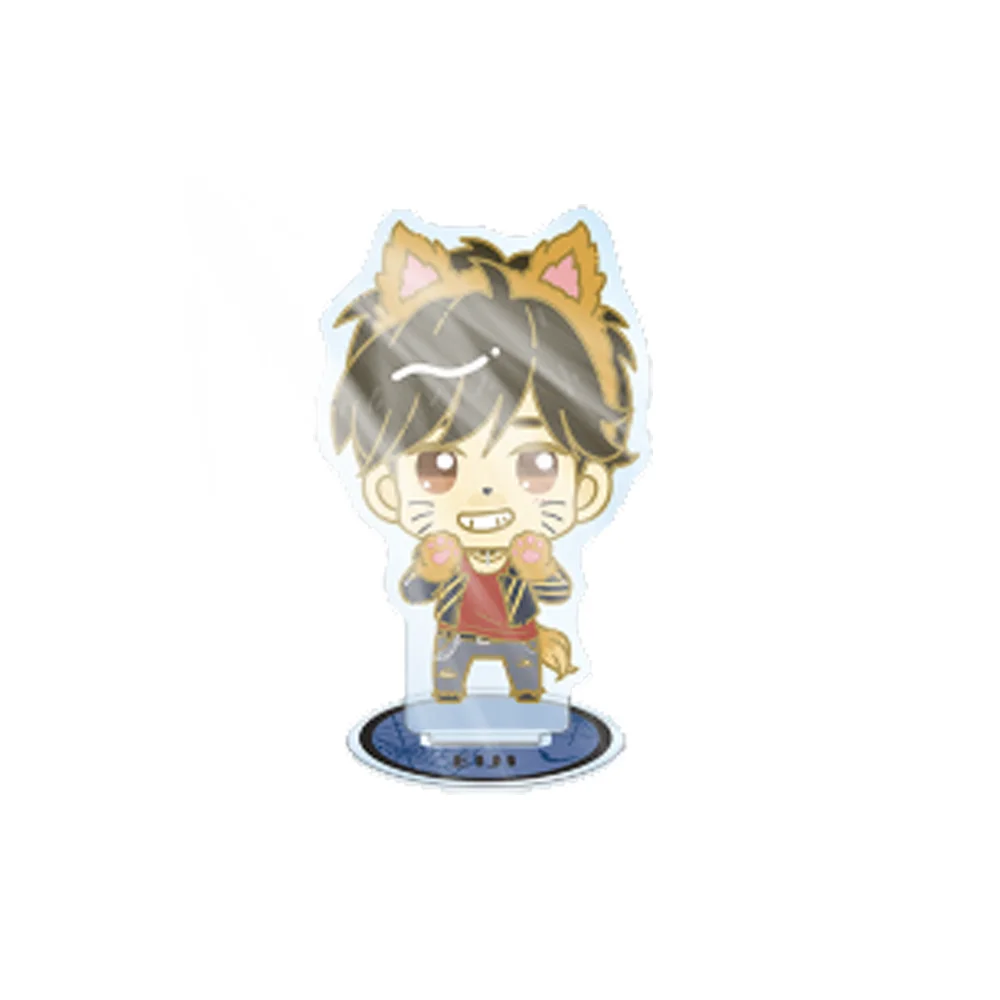 Anime BANANA FISH Ash Lynx Eiji Okumura Q Version Acrylic Keychain Stand Figurine Desk Decor Gift view 3
