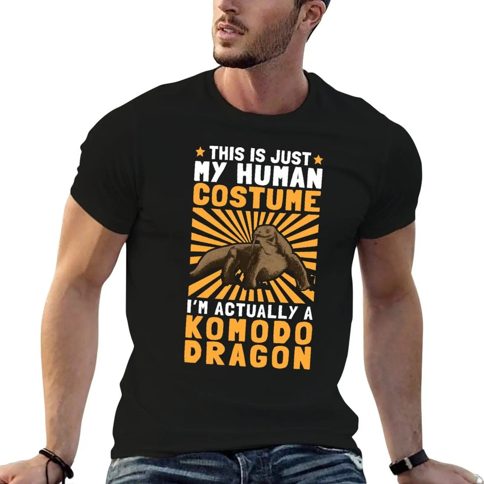Komodo dragon costume dragons komodo dragon T-Shirt man t shirts for men man t shirts cotton t shirts designer T-shirt