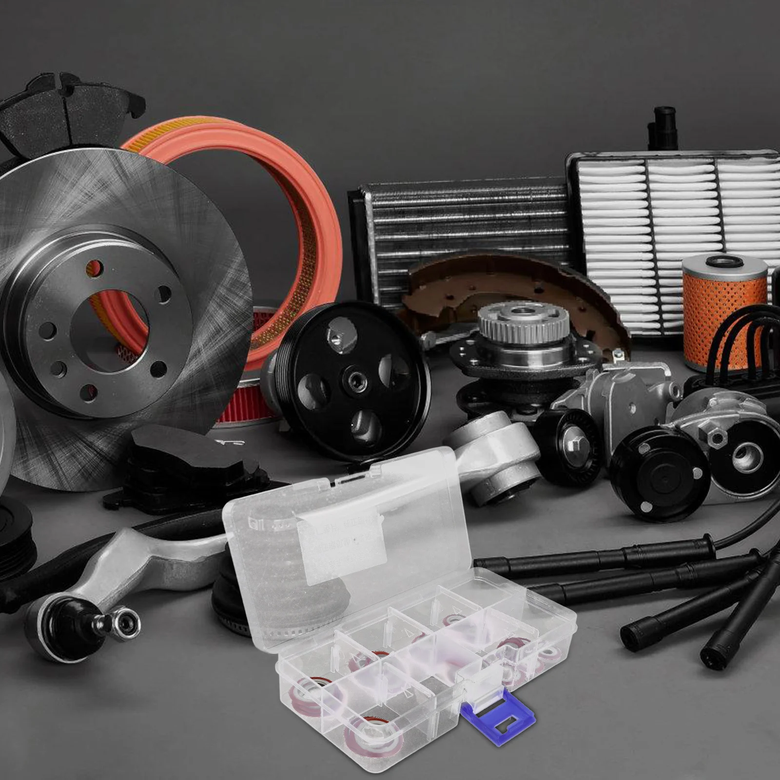

1Set Car Air Conditioning Compressor Gasket Seal Washer Assortment Repair Kit Durable Leak Proof Compatible for Various Models