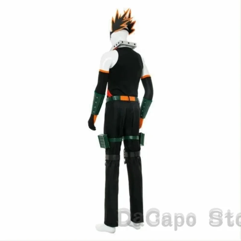 2025 22 Anime My Hero Bakugou Katsuki Cosplay Academia peluca hombres adultos pantalones abrigo cinturón trajes disfraz de Halloween Pro