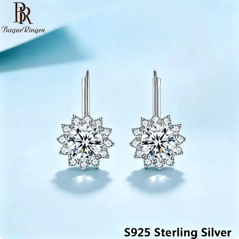 boucles-d'oreilles-br-1ct-en-argent-sterling-s925-avec-moissanite-motif-tournesol-design-boucle-francaise-crochets-d'oreilles-classiques-et-elegants