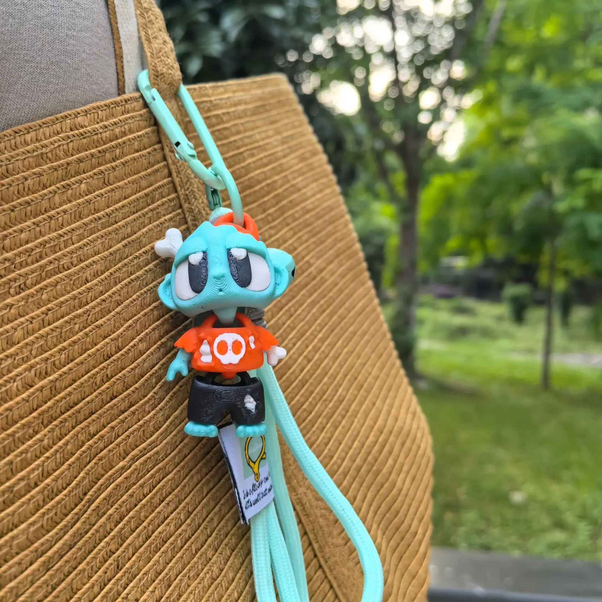 3D Printed Cartoon Zombie Figu - đánh giá và giá 3D Printing Keychain