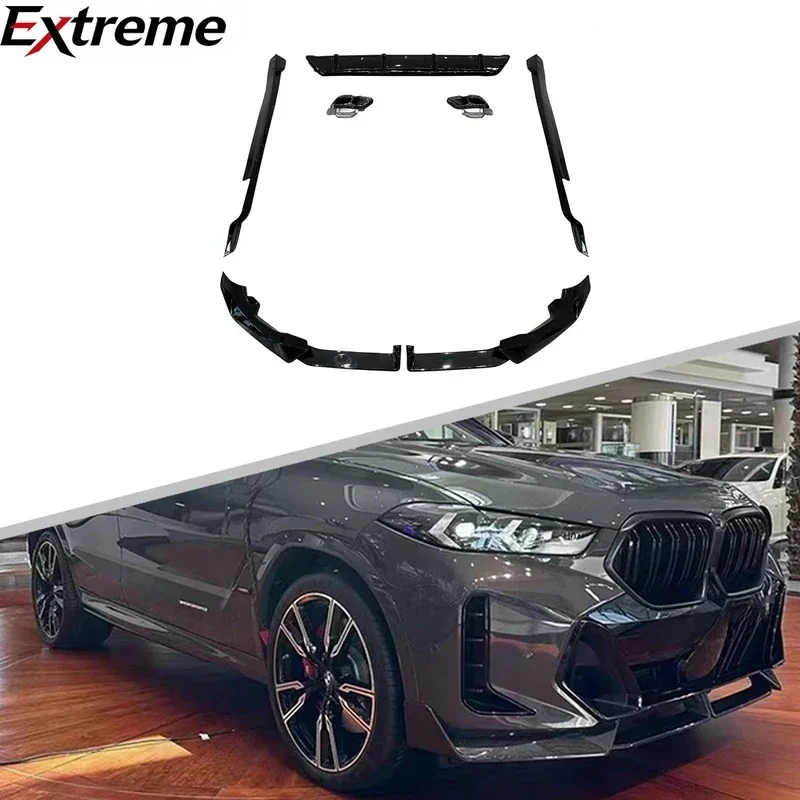 High Quality New Performance Aerokit Body Kit With Front Lip Rear Diffuser Side Skirts Rear Spoiler Fit GO6 LCI 2023 Exterio