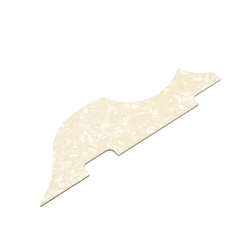 Bass Guitar Pickguard For HOFNER Replacement,Left Hand 3Ply Cream Pearl