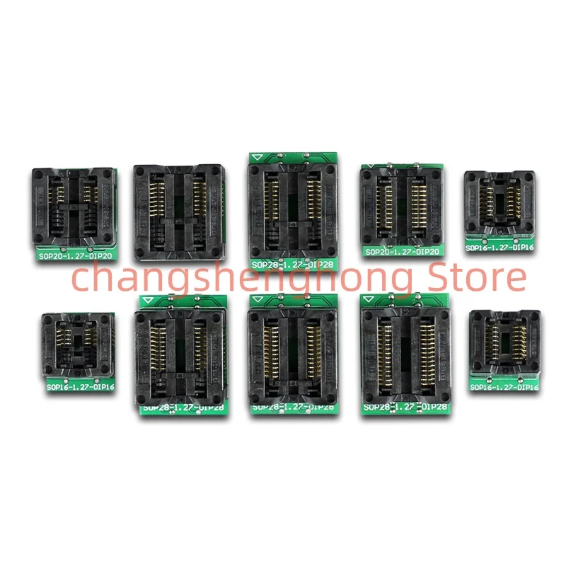 

1pcs SOP8 burning seat soic14/16/18/20/24/28 to DIP chip socket programmer IC test seat