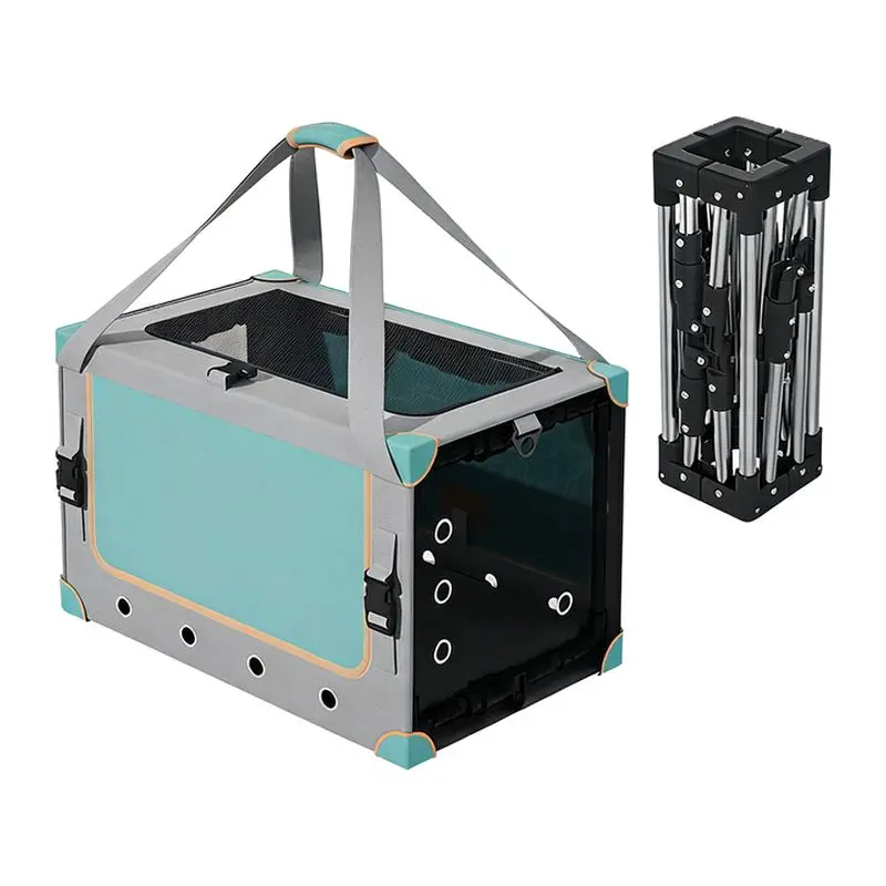 Car Pet Cage, Trunk Dog Cat Cage Outdoor Travel Portable Foldable Pet Bag