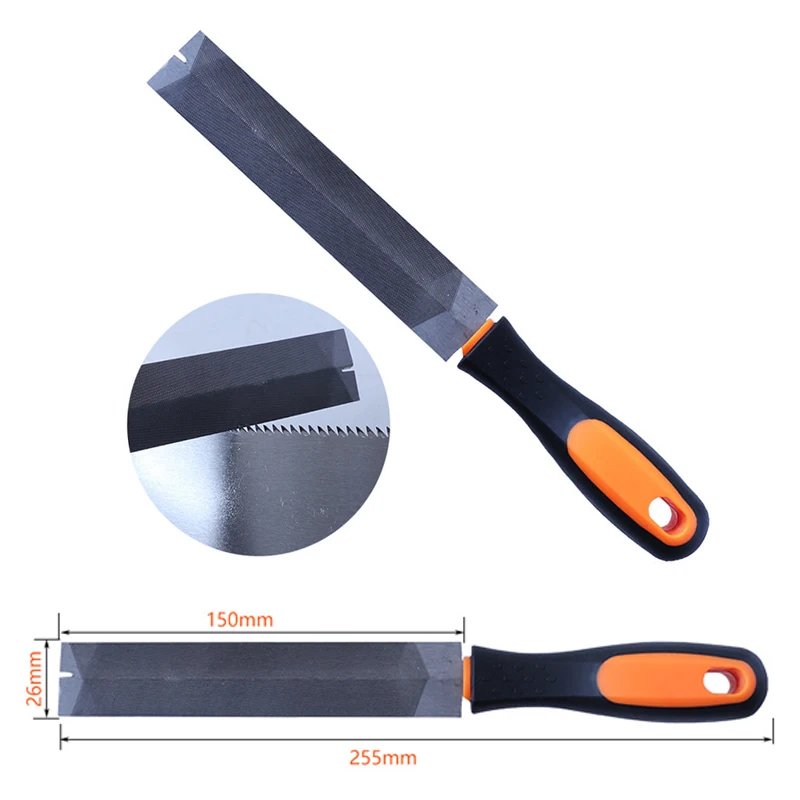 

6-дюймовый алмазный ромбический напильник, треугольный металлический напильник, подшипник, стальной рашпиль по дереву для заточки пильного полотна, деревообработка