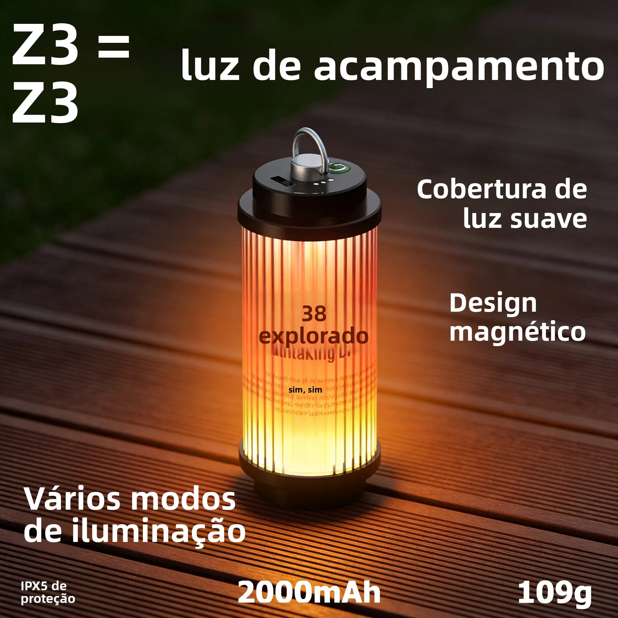 Z3 luz tipo-c lanternas de acampamento recarregáveis lâmpada de barraca ao ar livre poderosa mini lanternas led luz de acampamento