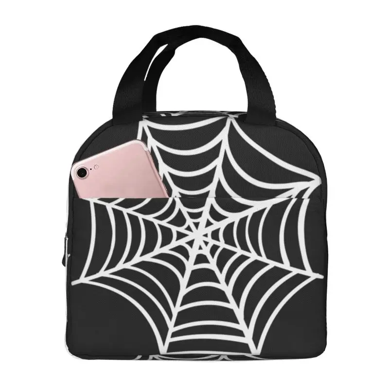 

Spider web Insulated Thermal Bag Lunch bag Foods Drink Storage Leakproof Picnic Camping Bags Box beach